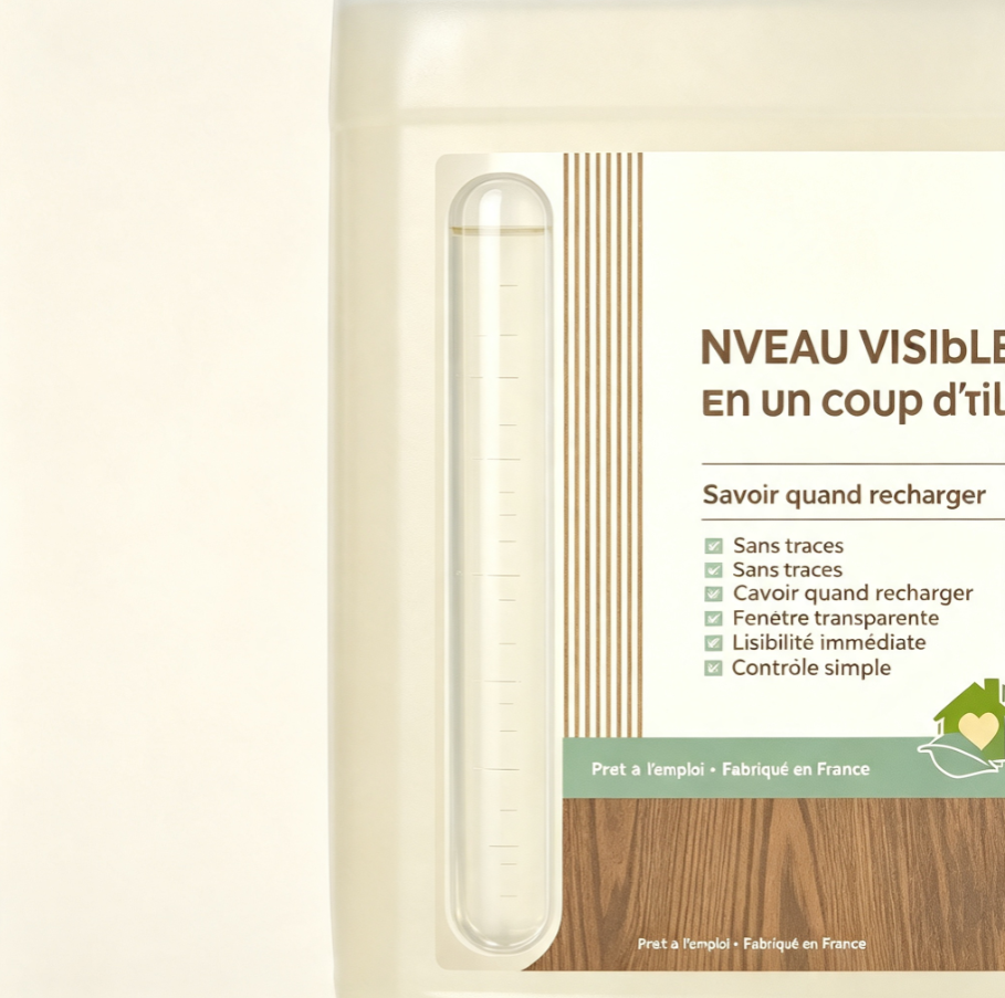 Nettoyant pour parquets et sols bois 4L Recharge | Sans traces, sûr pour parquet massif et stratifié, avec buse de pulvérisation amovible