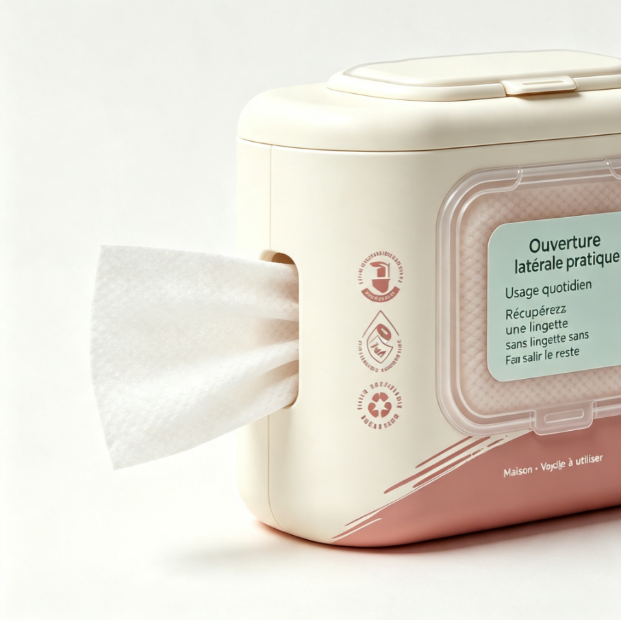 Lingettes nettoyantes universelles multi‑surfaces, sans rinçage, pratiques pour tous vos déplacements et la maison
